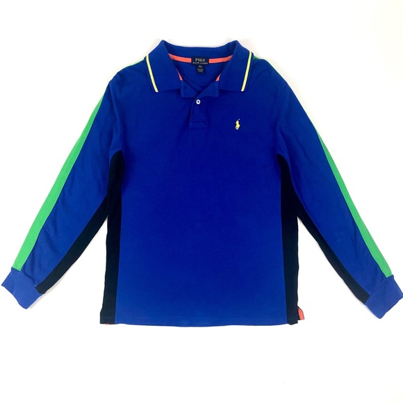Polo Ralph Lauren Rugby Stripe Long Sleeve Polo